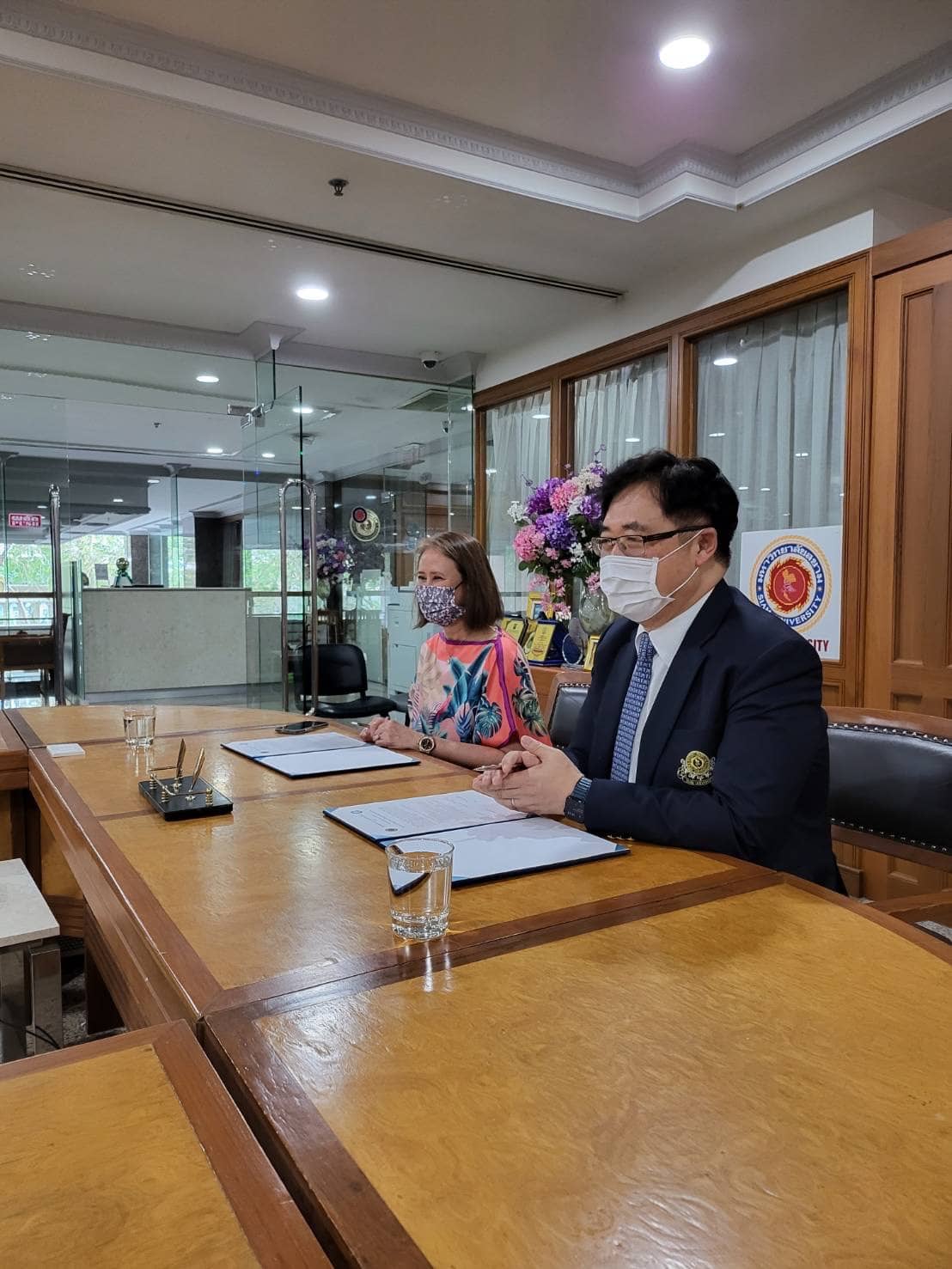 MoU Renewal Signing between AIUB and Siam University